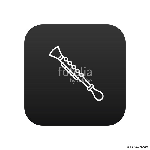 500x500 Clarinet Vector Icon Stock Image And Royalty Free Vector Files On