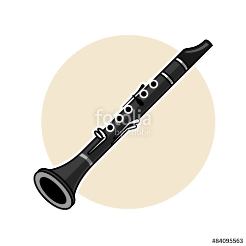 500x500 Clarinet Vector Illustration Stock Image And Royalty Free Vector