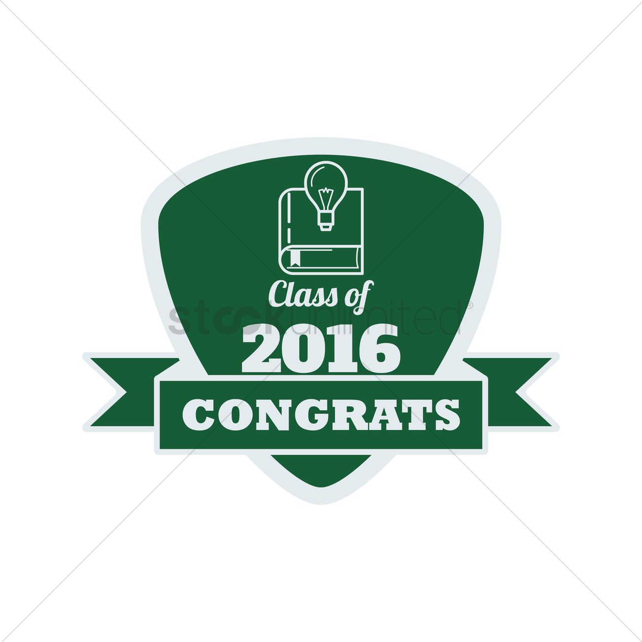 1300x1300 Class Of 2016 Congrats Vector Image