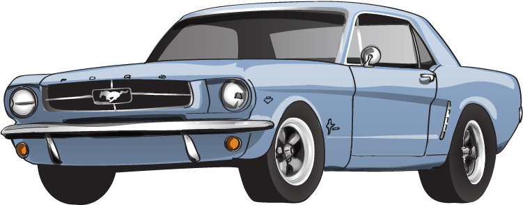 751x294 Red Vintage Car Vector Material 06 Free Download