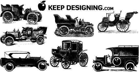 568x294 Free Download Of Vintage Cars Free Vector Art Vector Graphic