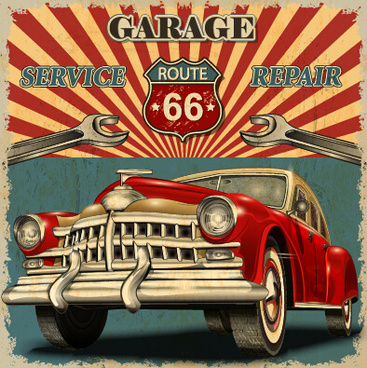 367x368 Vintage Car Vector Free Vector Download (9,089 Free Vector) For