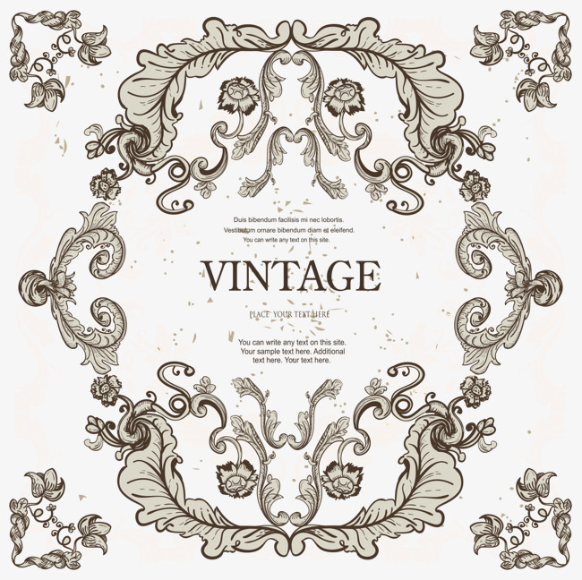 650x648 Gray Classic Lace Vector, Lace Vector, Frame, Lines Png And Vector