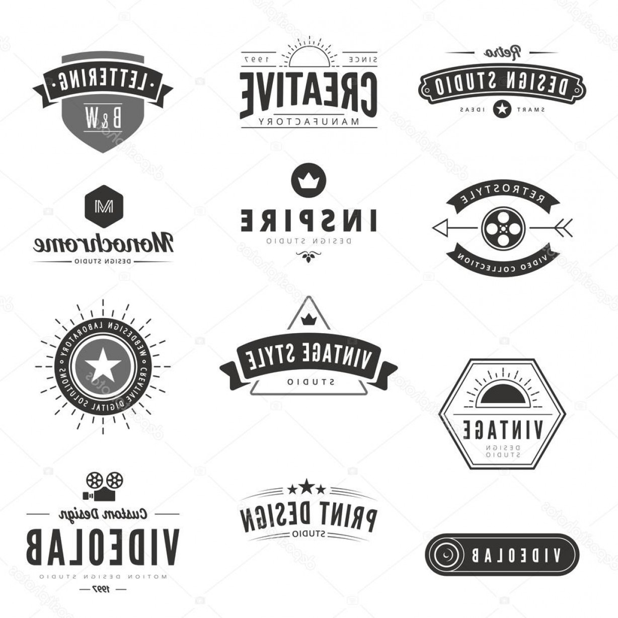 1228x1228 Classic Vector Logo Designs Shopatcloth