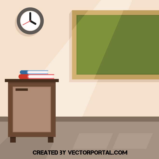 660x660 Classroom Vector Image