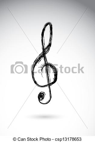 315x470 Clave De Sol. Triple, Encima, Vector, Plano De Fondo