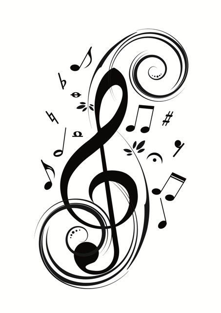 453x640 Treble Clef Wall Decal In 2018 Home Decor Ideas