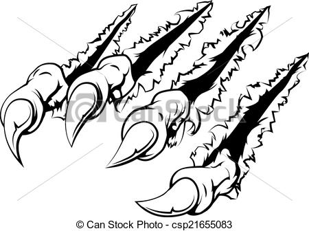450x336 Claws Clipart Claw Marks