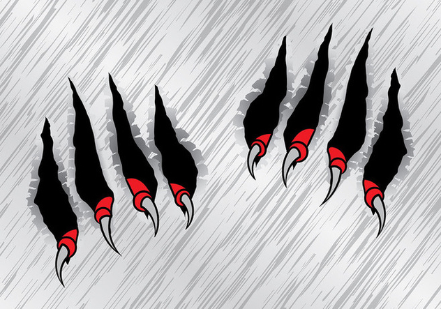 632x443 Red Claw Scratch Marks Vector Free Vector Download 425695 Cannypic
