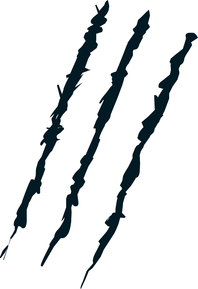 824x1200 Wolf Scratch Marks Werewolf Clipart