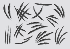 286x200 Claw Marks Free Vector Art