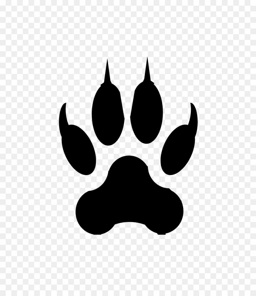 1080x1248 Png Cat Dog Paw Claw Bear Footprint Vector Orangiausa
