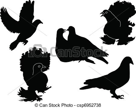 450x359 Pigeon Clipart Vector