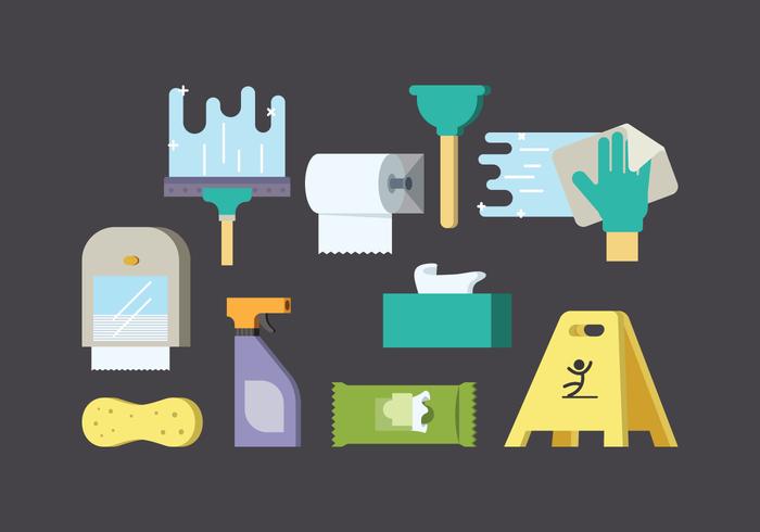 700x490 Free Cleaning Supplies Vector