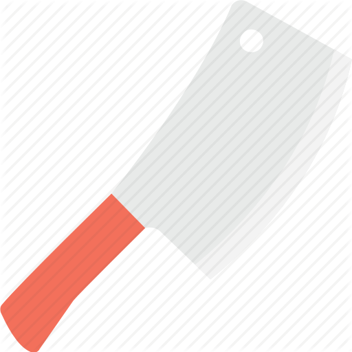 512x512 Cleaver Vector Butcher Knife ~ Frames ~ Illustrations ~ Hd Images