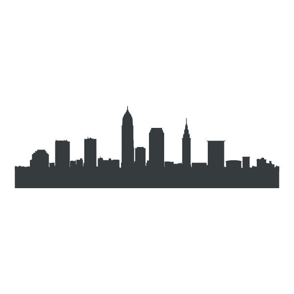 Cleveland Skyline Vector at GetDrawings | Free download