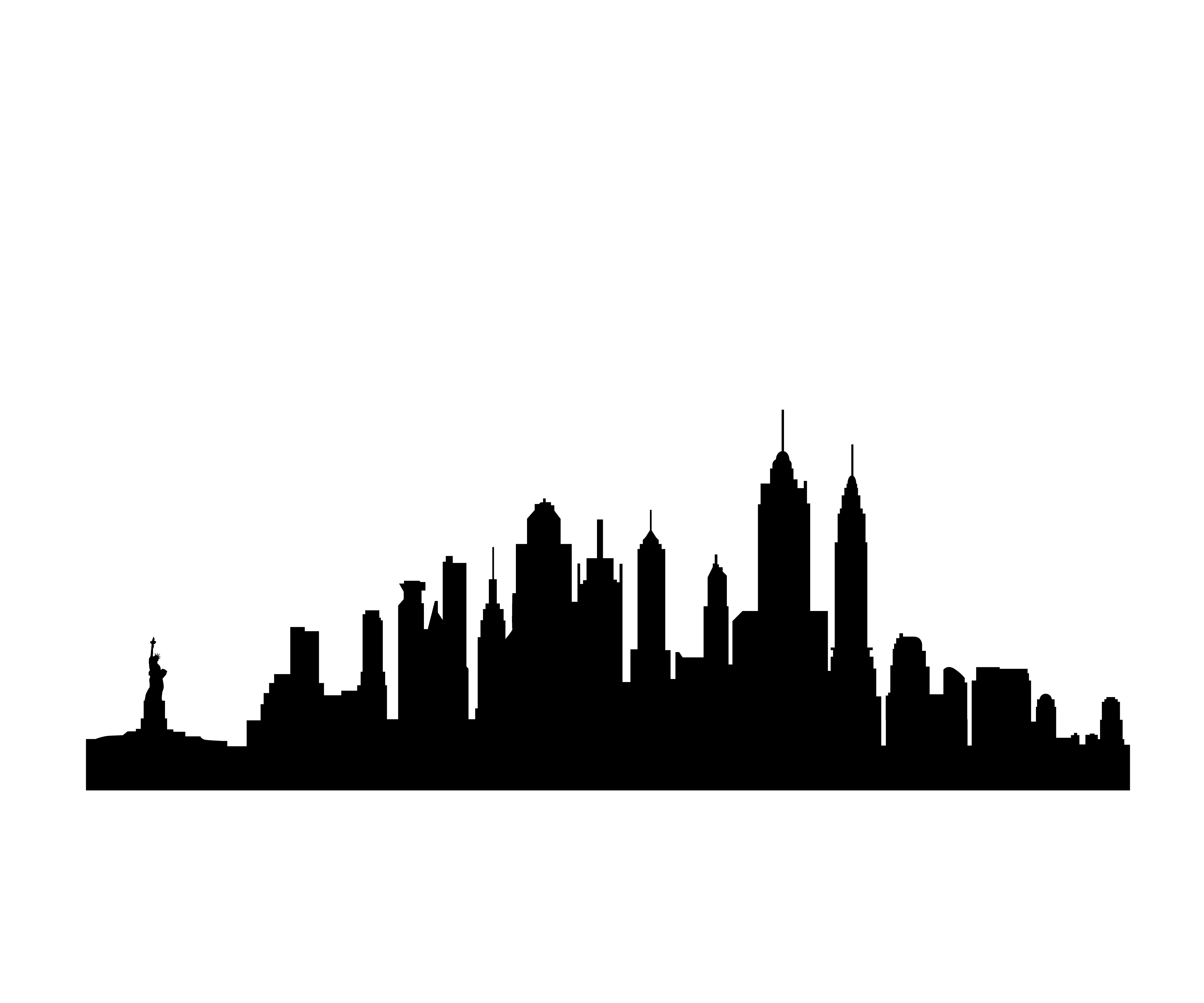 4320x3600 Cityscape Clipart Cleveland Skyline