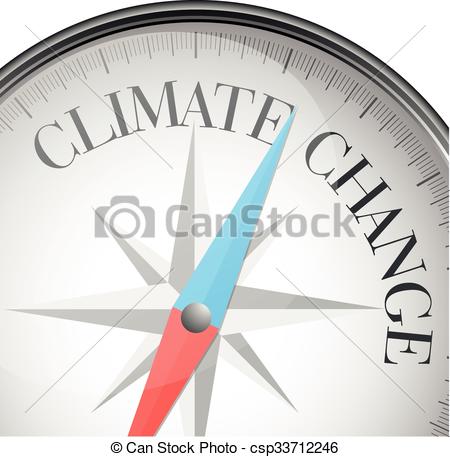 450x457 Compass Climate Change. Detailed Illustration Of A Compass With