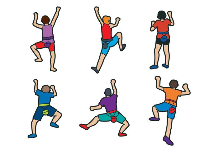 700x490 Climbing Wall Vector