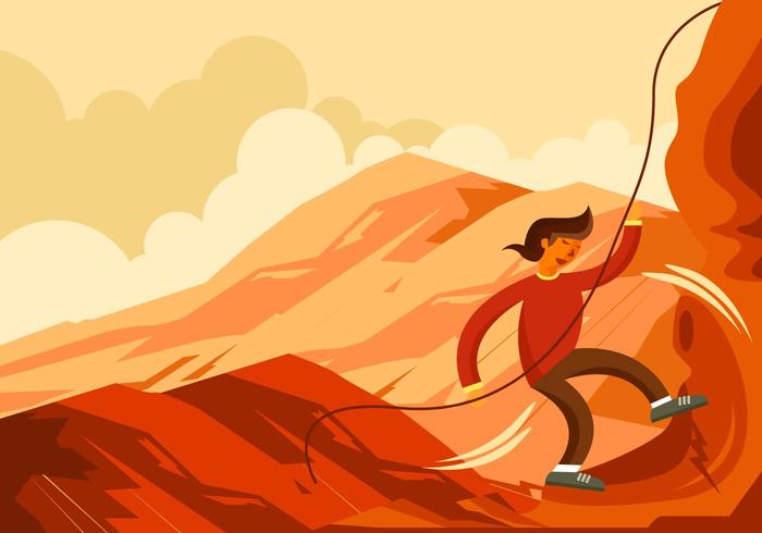 700x490 Rock Climbing Vector