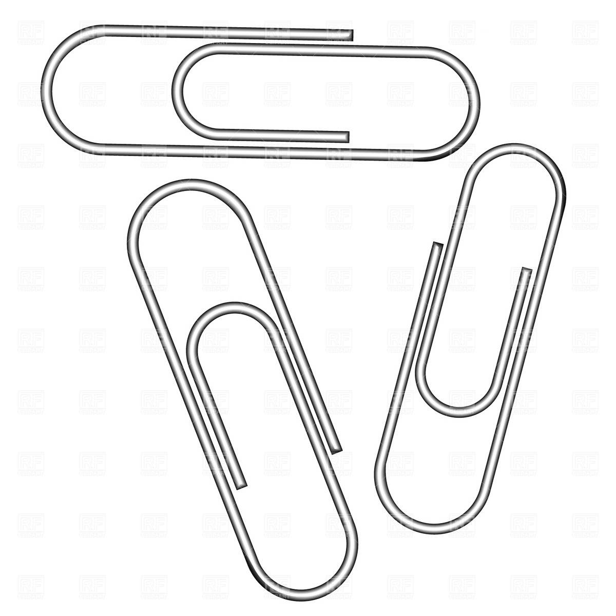 1200x1200 Metallic Clip Vector Image Vector Artwork Of Objects