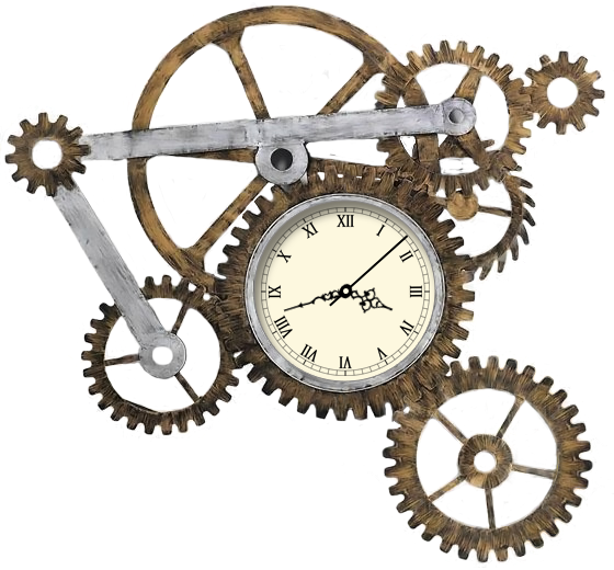 560x520 Collection Of Free Gear Vector Clock. Download On Ubisafe