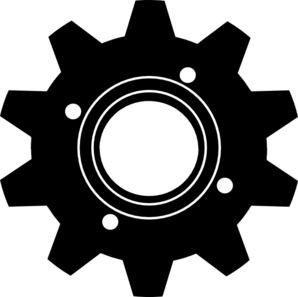 298x297 Gears Clipart Vector Art