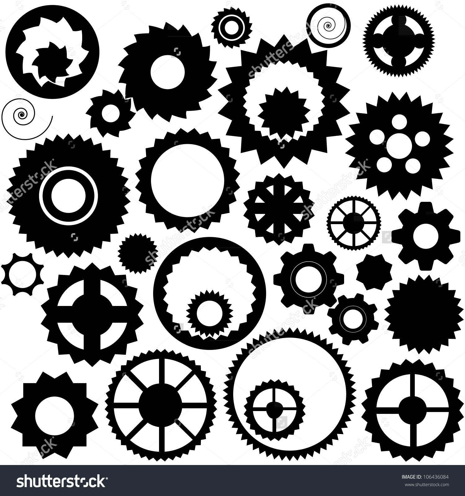 1500x1600 Clock Gear Vector