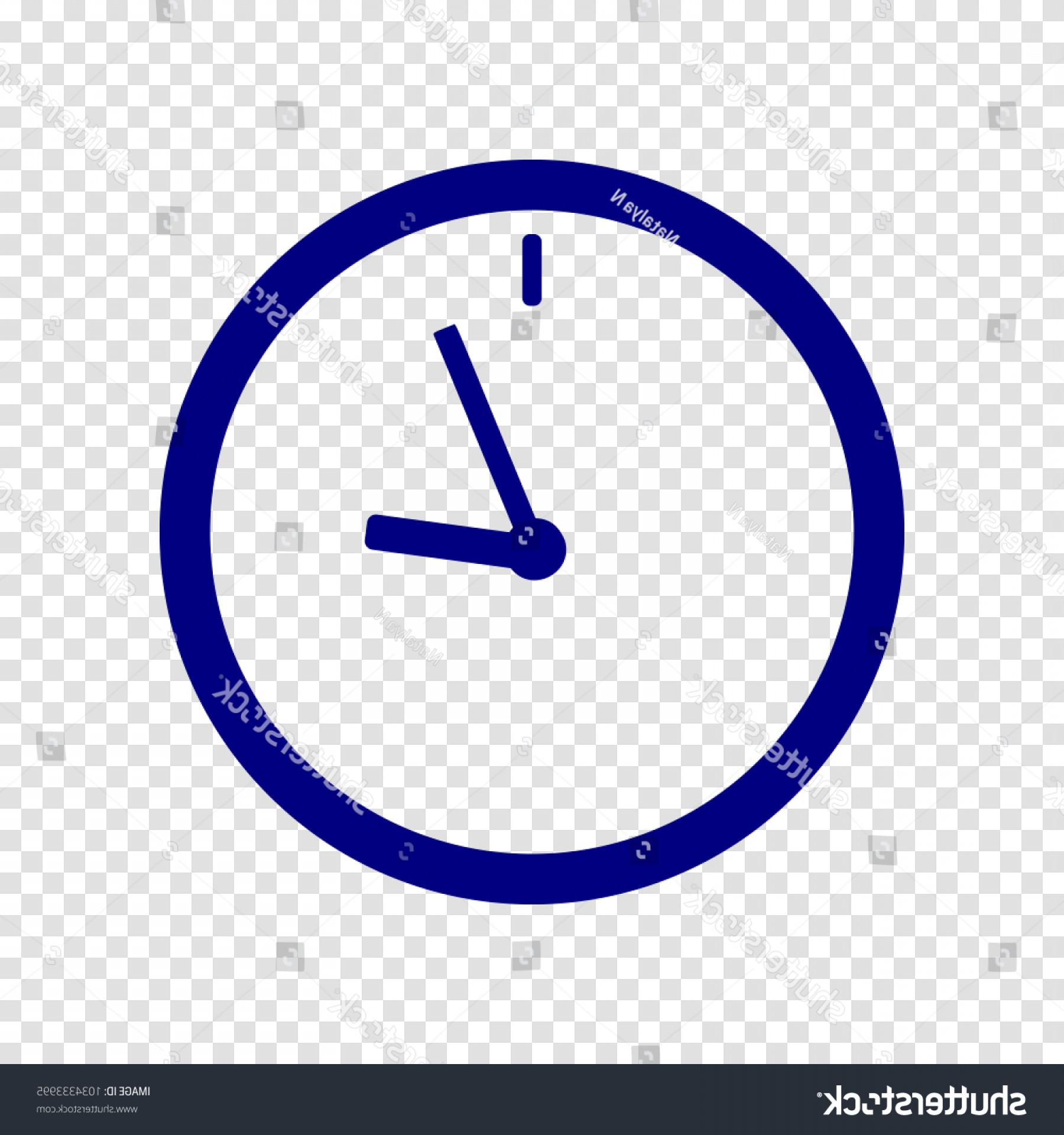 1800x1920 Clock Icon Time Vector Navy Blue Shopatcloth