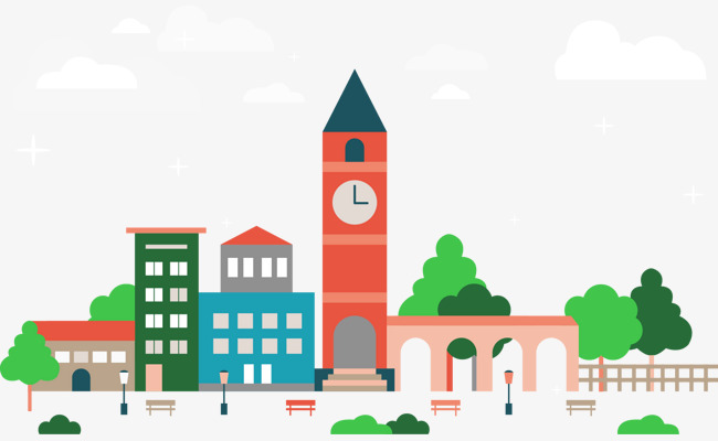 650x400 Vector Clock Tower, Clock Tower, Vector, Building Png And Vector