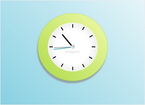 487x352 Clock Free Vector Download (639 Free Vector) For Commercial Use