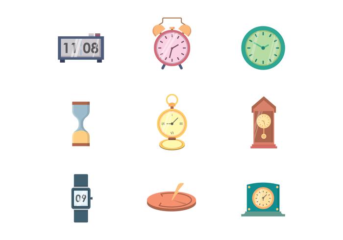 700x490 Free Clock Vector