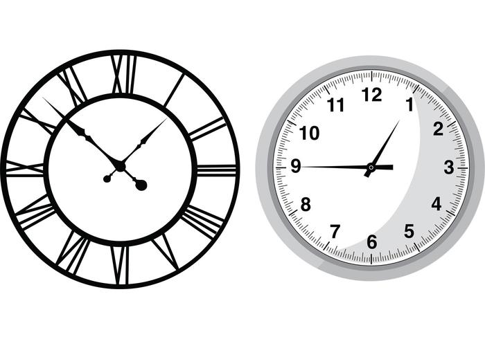 700x490 Free Clocks Vectors