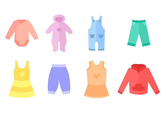700x490 Free Baby Clothes Vector