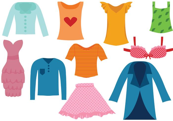 700x490 Free Clothes Vectors