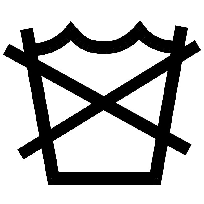 660x660 Do Not Wash Vector Symbol