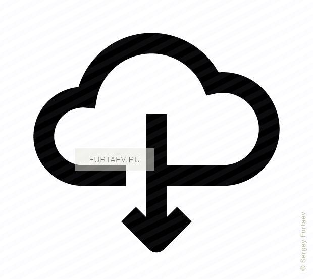 620x553 Download From Cloud Icon