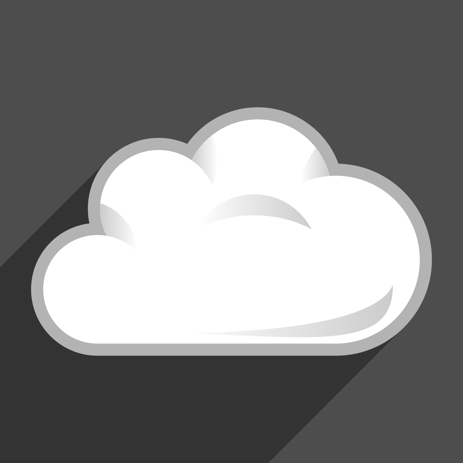 1500x1500 Vector For Free Use Vector Cloud Icon