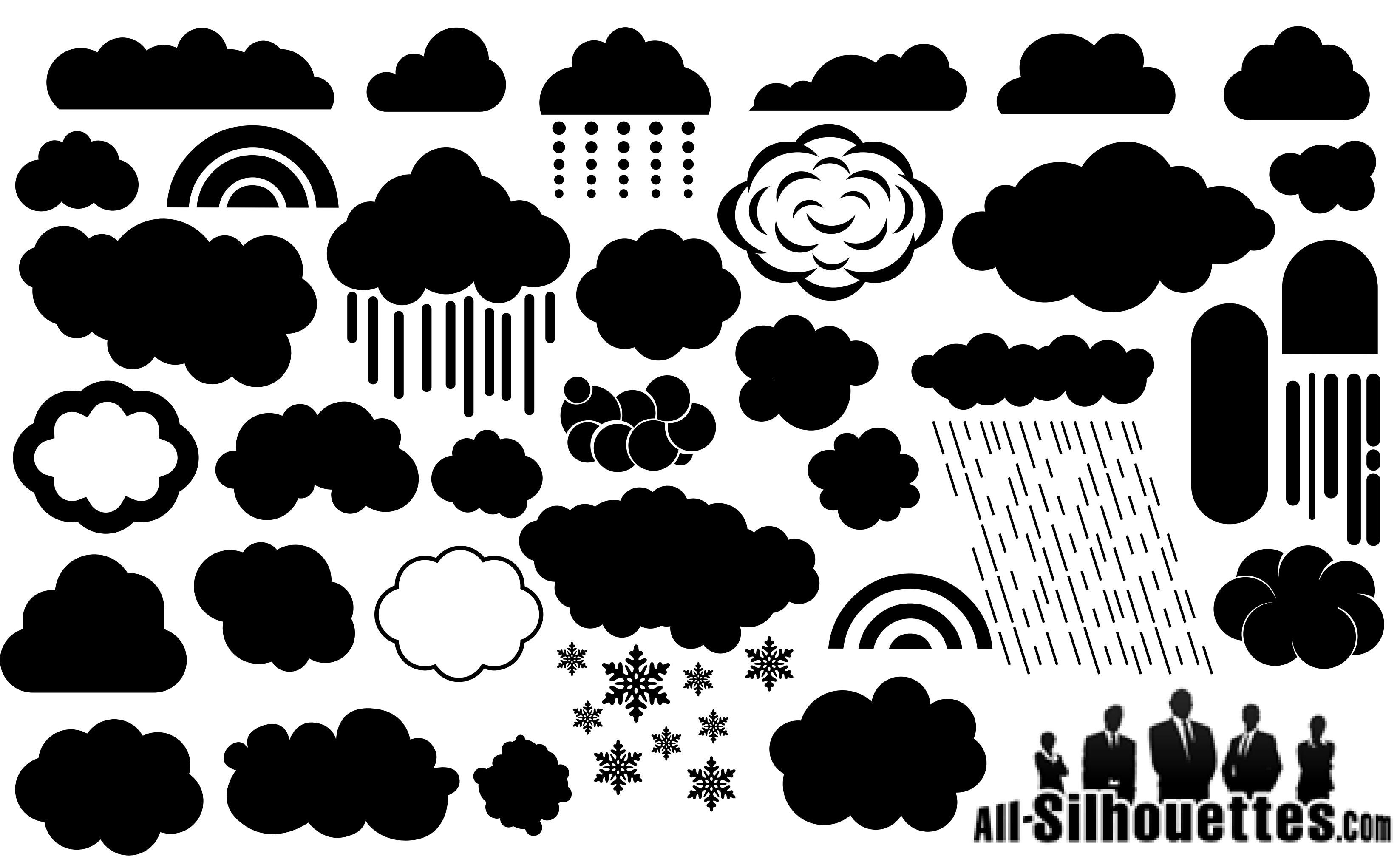 3294x2028 Cloud Silhouette Vector Eps Free Download, Logo, Icons, Brand