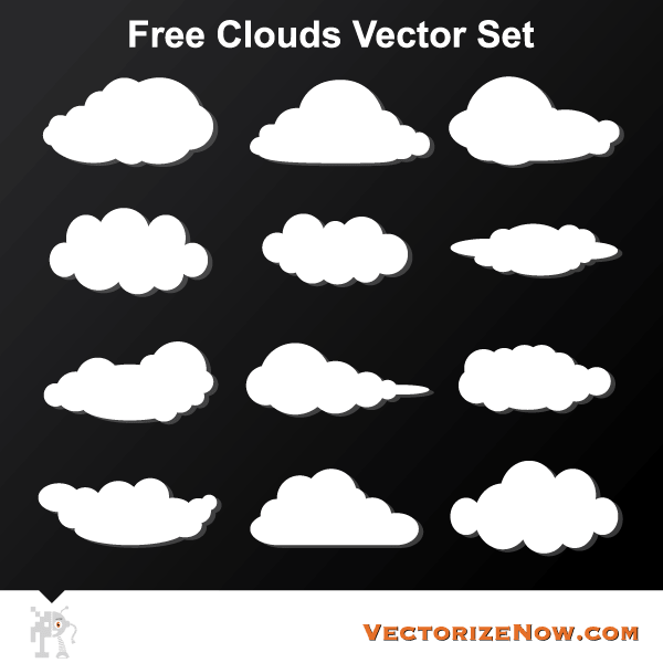 600x600 Free Cloud Vector Graphics Free Vectors Free Cloud