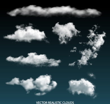 389x368 Realistic Vector Clouds Free Vector Download (3,050 Free Vector
