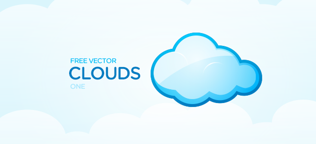 640x292 Free Vector Clouds
