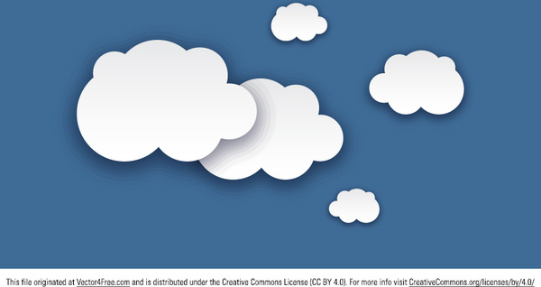 600x318 Free Cloud Vectors Free Vector In Adobe Illustrator Ai ( .ai