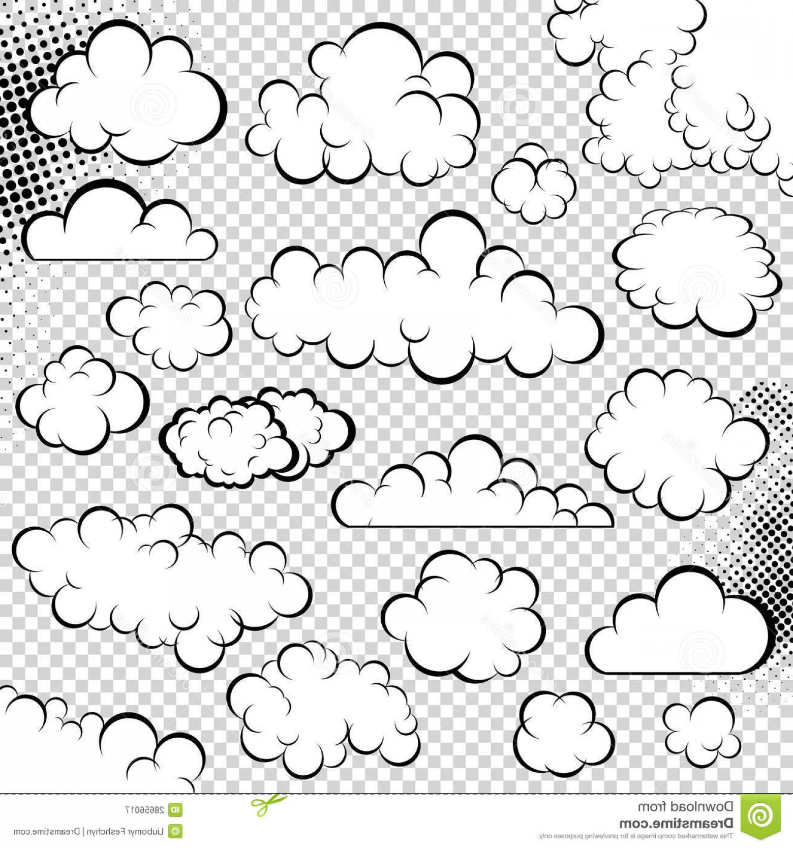 1560x1668 Royalty Free Stock Photography Vector Clouds Collection Image