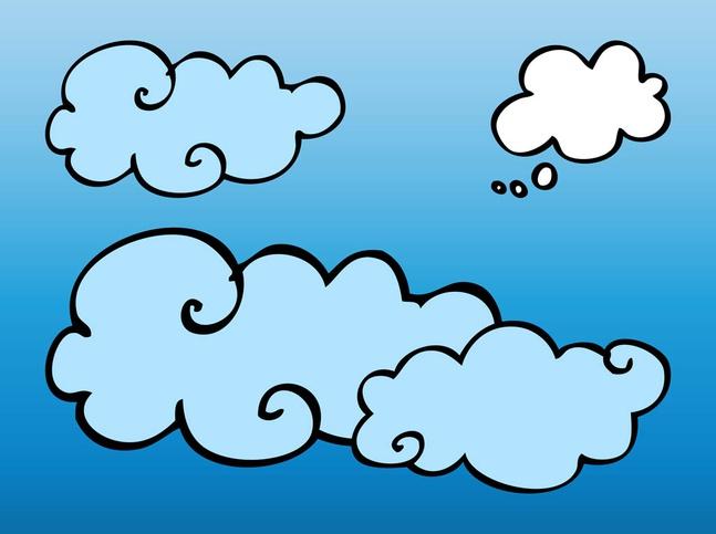 647x483 Clouds Vector Free Vector Download In .ai, .eps, .svg Format