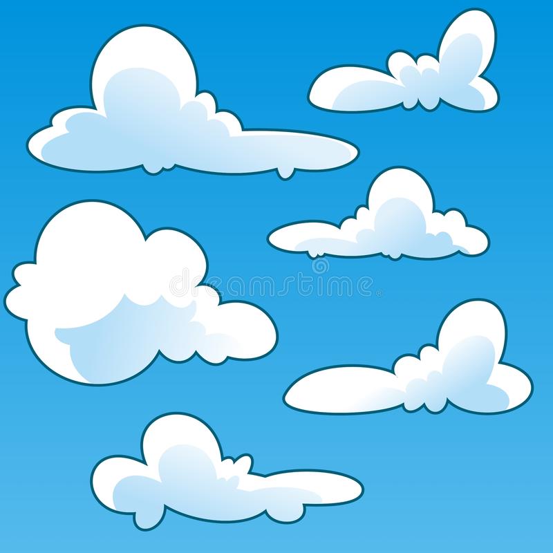 800x800 Sketchy Clouds Vector Free Download