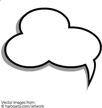 335x355 Download Small Cloud Speech Bubble