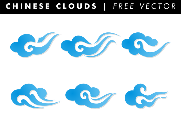 700x490 Chinese Clouds Free Vector