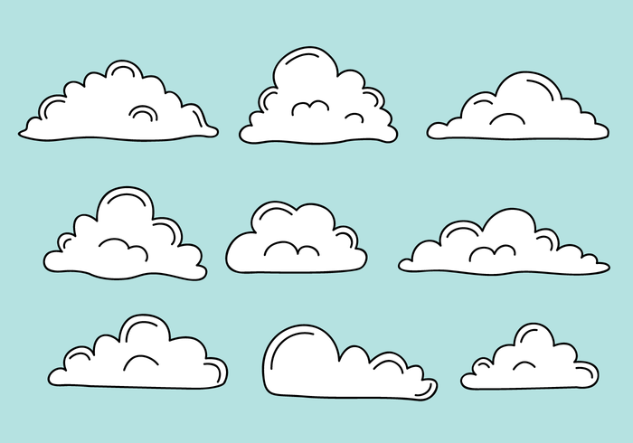 700x490 Free Clouds Vector