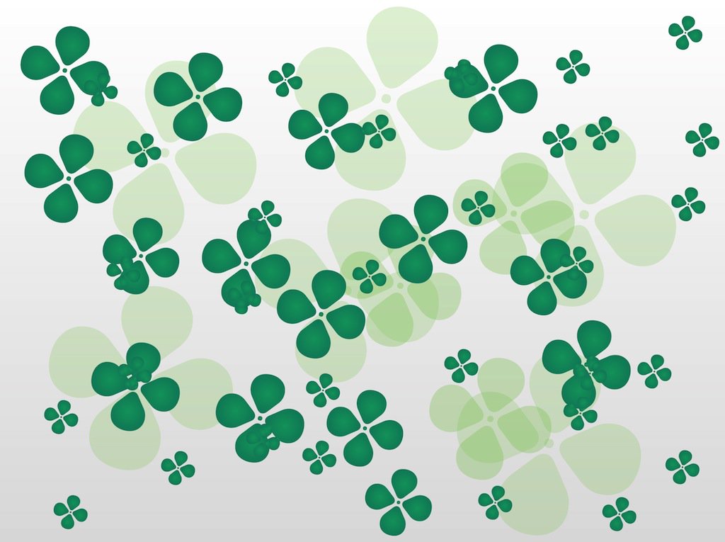 1024x765 Lucky Clovers Vector Art Amp Graphics
